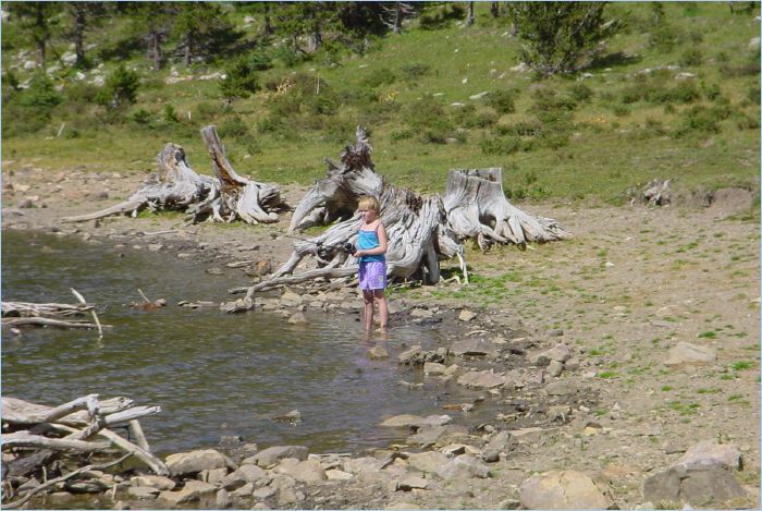 Pecos Baldy Lake.  Who Cares If the Fish Bite?  The Water Feels Good.